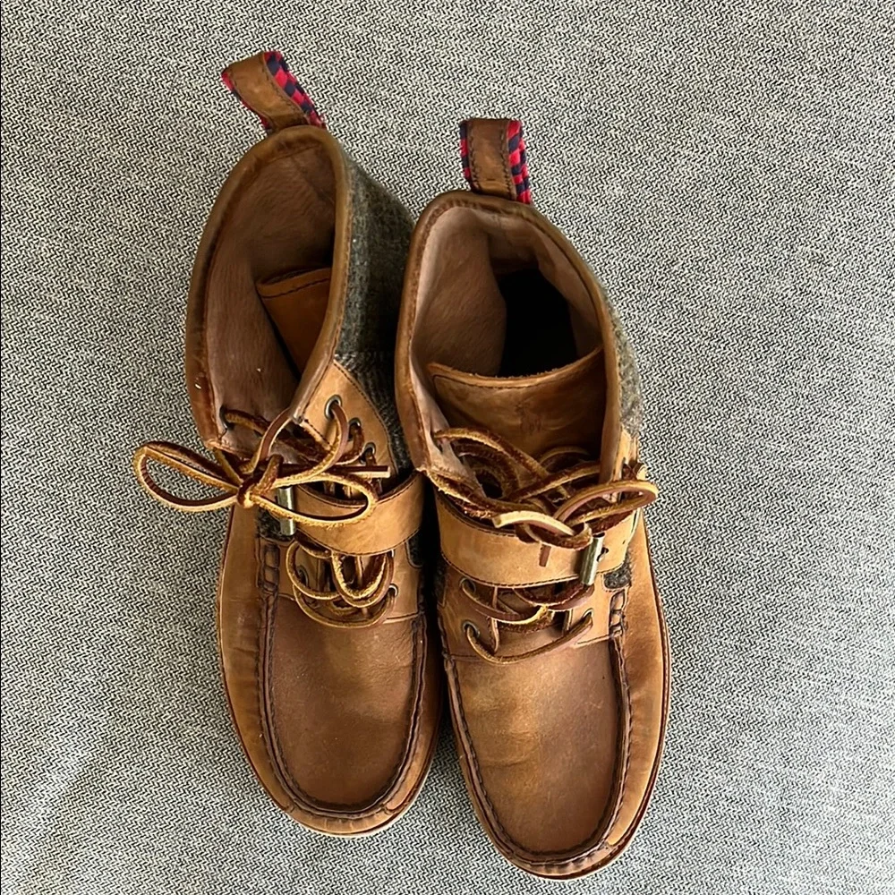 Polo Ralph Lauren Men's Brown Leather Boots